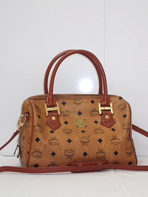 楽天市場】【バッグ】MCM エムシーエム ロゴグラム ミニボストンバッグ