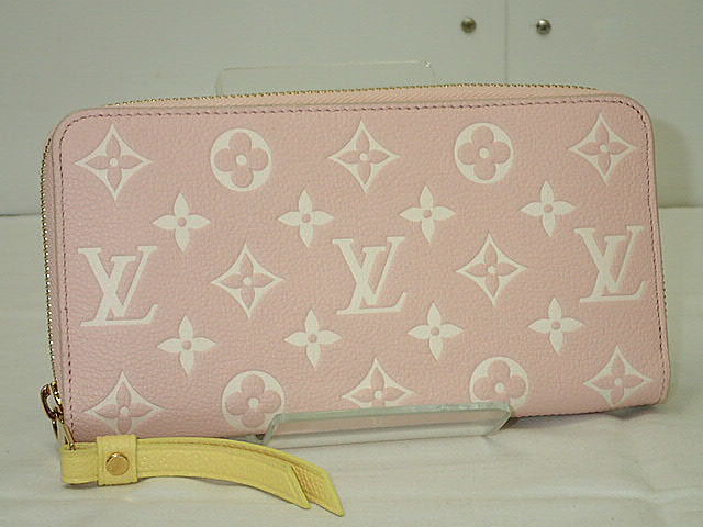 ★【送料無料】ＬＯＵＩＳ　ＶＵＩＴＴＯＮ　ルイヴィトン　モノグラムアンプラント　ジッピー・ウォレット　M81279　スプリングコレクション　当店では以前110,000　【中古】レディース