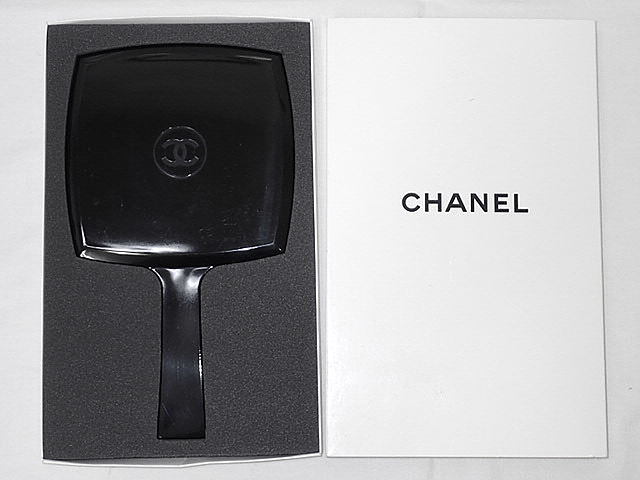 シャネル　CHANEL　手鏡　ハンドミラー　ノベルティ　未使用　フィルム付 CHANEL シャネル ミラー ハンドミラー 手鏡 卓上ミラー