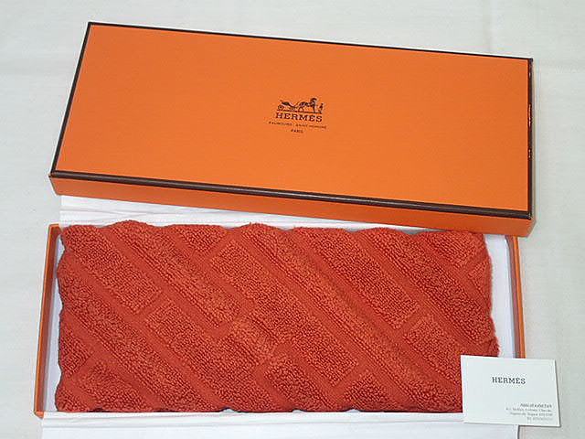 ★【貨物輸送無料】【尖んがり10倍】ＨＥＲＭＥＳ エルメス 御手々西洋手ぬぐい ミニ西洋手ぬぐい 「ベビーガレ」 【中古】レディース