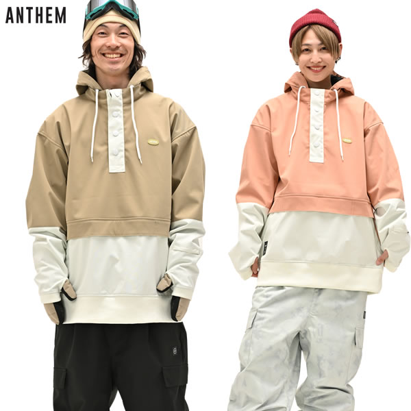 24-25 ANTHEM パーカー PILGRIM ANORAK AN2403: 正規品/メンズ/レディース/スノーボードウエア/アンセム/スノボ