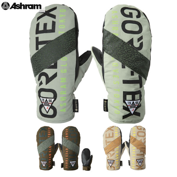 25-26 ASHRAM グローブ PROFILE LOGO MITT ASRM25W12: 正規品/アシュラム/メンズ/スノーボード/ミトン/ミット/snow|セカンドブランド