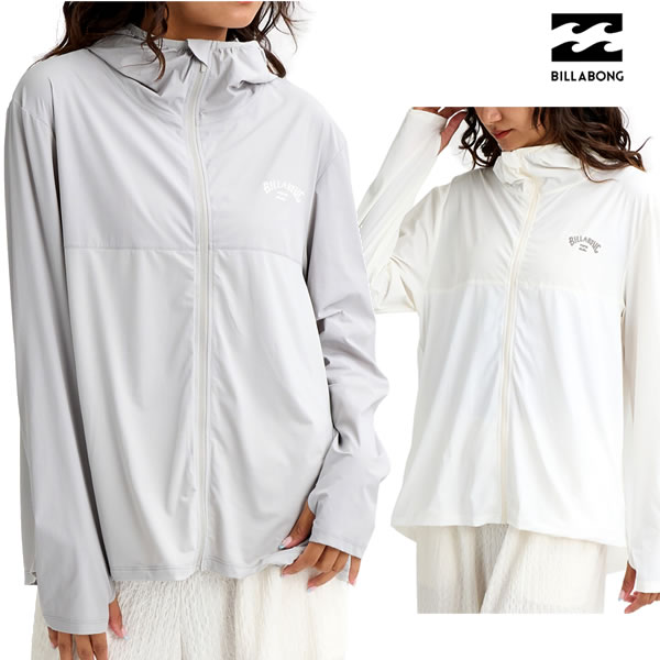 「全品5-15倍 16日08時」【ゆうパケット】26SS レディース BILLABONG ラッシュガード BG013-861 UTILITY A LINE ZIP UP PARKA: 正規品/ビラボン/長袖/BG013861