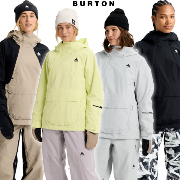 「全品5-15倍 13日08時」25-26 レディース BURTON ジャケット 3026010 W Reserve 2L Relaxed Anorak: 正規品/スノーボードウエア/バートン/snow