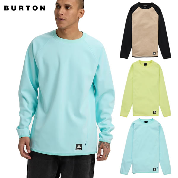 25-26 BURTON クルーフリース M Crown Weatherproof CREW 2202215: 正規品/バートン/メンズ/スノーボード/ウエア/トレーナー/スノボ