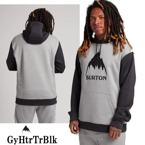「全品2-15倍 16日08時迄」24-25 BURTON パーカー Oak Pullover Hoodie 16223112: 置き目品/バートン/メンズ/スノーボード/御召しもの/御召しもの/スノボ/snow