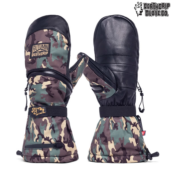 「全品2-15倍 11日02時迄」【取っておく商いもの】26-27 DEATHGRIP GLOVE CO. 地球儀 Werewolf MItt Long Cut vide27wmla: 置き目品/メンズ/グローヴ/スノーボード/デスグ上唇/スノボ
