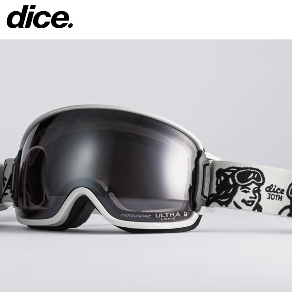 【予約商品】26-27 DICE ゴーグル BANK 30TH LIMITED 調光&times;Smoke Mirror GM64275: 正規品/メンズ/スノーボード/スキー/ダイス｜セカンドブランド