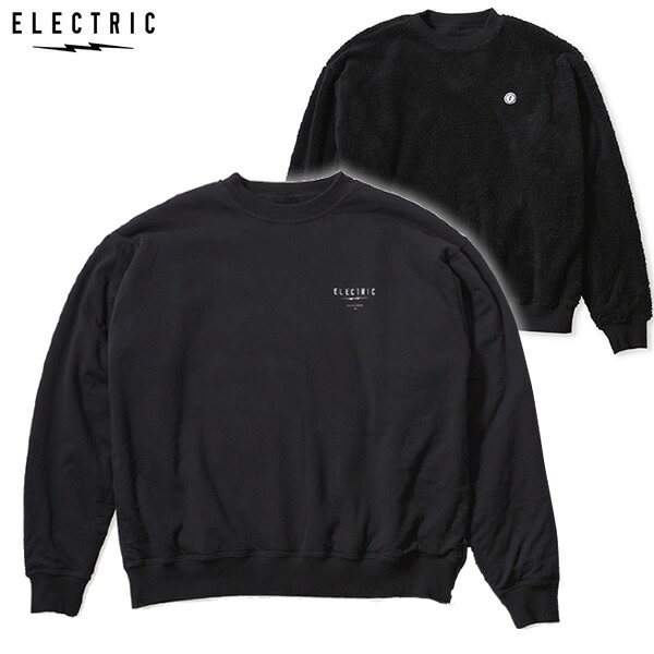 「全品2-15倍 16日08時迄」23-24 ELECTRIC クルースウェット REVERSIBLE CREW E24F19: 置き目品/エレクトリック/スキーの板/スノーボード御召しもの/スノボ/snow
