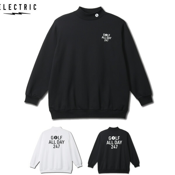 25FW ELECTRIC ゴルフ シャツ EG25FU04 GOLF ALL DAY DRY MOCK NECK SWEAT： 正規品/エレクトリック/メンズ