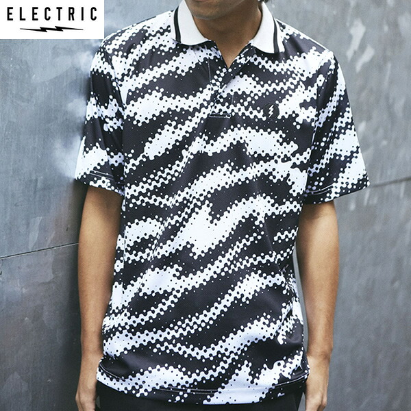 【ゆうパケット】25SS ELECTRIC ゴルフ ポロシャツ EG25SU04 DOT CAMO DRY S/S POLO： 正規品/エレクトリック/メンズ/snow