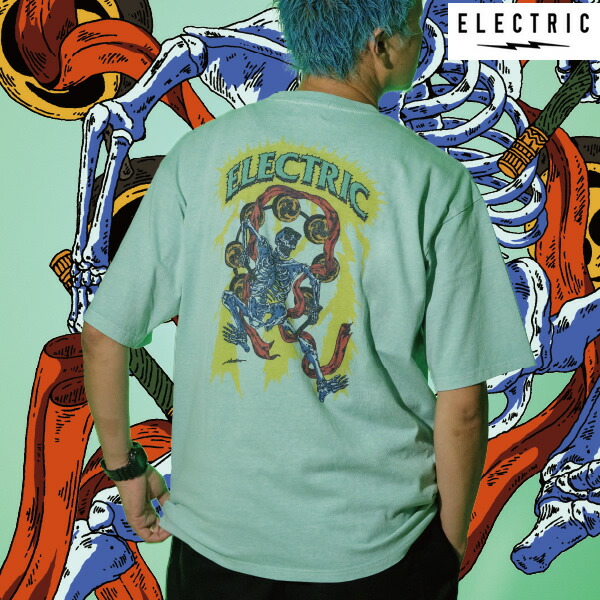 「全品5-15倍 13日08時」【ゆうパケット】26SS ELECTRIC X HIROTTON コラボTシャツ E26ST17P RAIDEN S/S TEE： 正規品/エレクトリック/メンズ/半袖
