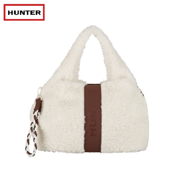 「全品5-15倍 13日08時」HUNTER トートバッグ UBX5522PRC ブークレ ミディアム トート: 日本正規品/バッグ/ハンター