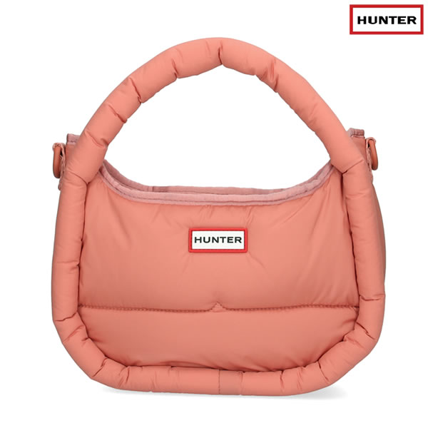 「全品5-15倍 13日08時」HUNTER トートバッグ FRAMED PUFFER MIDI HOBO UBX3712KBM: 日本正規品/バッグ/ハンター/cat-fs