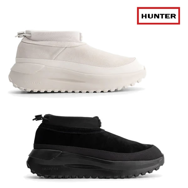 レディース HUNTER ショートブーツ UFF7116LEA UNI TRAVEL FLOW SUEDE TRAINER: 正規品/ハンター/靴/女性用/シューズ/スエードシューズ/cat-fs｜セカンドブランド