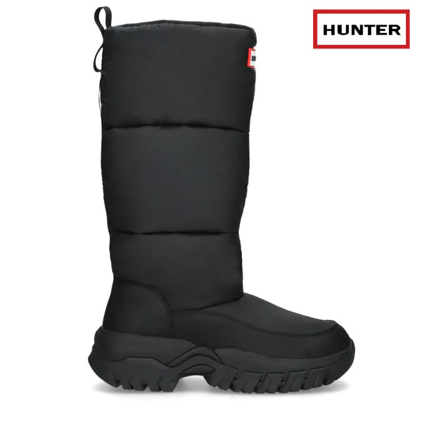 「全品2-15倍 11日02時迄」レディース HUNTER 白いもの ブーツ UFT7120WWU INTREPID WANDERER TALL SNOW BOOT: 定まり品/狩り人/お上さん用/防寒