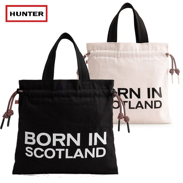 「全品5-15倍 18日08時迄」HUNTER トートバッグ UBT7128CAA EASY CANVAS DRAWSTRING MINI TOTE: 日本置き目品/御徒面子/山立ち/ショルダーバッグ トートバッグ-レディースバッグ-バッグ・小物・ブランド雑貨