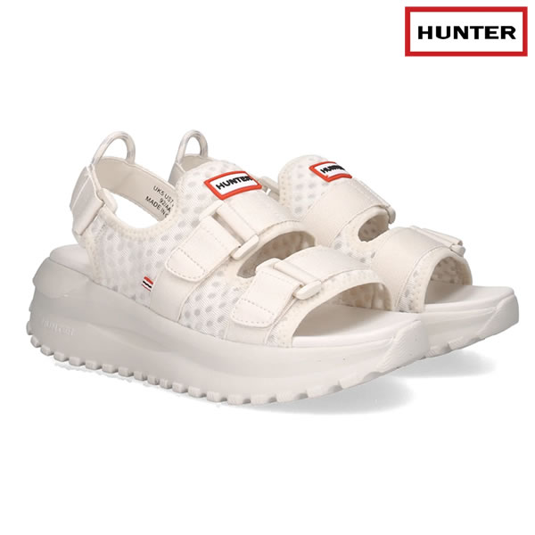 レディース HUNTER サンダル UFF3120MSH TRAVEL FLOW DOUBLE STRAP SANDSAL: 置き目品/山立ち