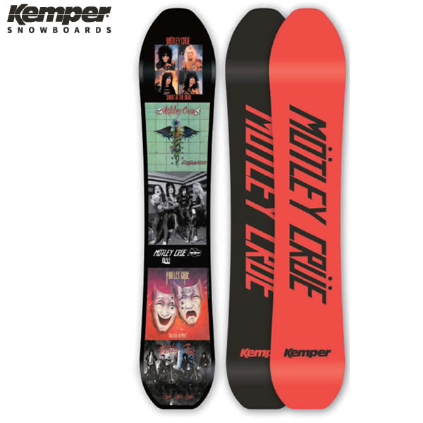 「全品5-15倍 13日08時」22-23 KEMPER スノーボード FREESTYLE MOTLEY CRUE: 国内正規品/メンズ/ケンパー/スノボ/板/snow