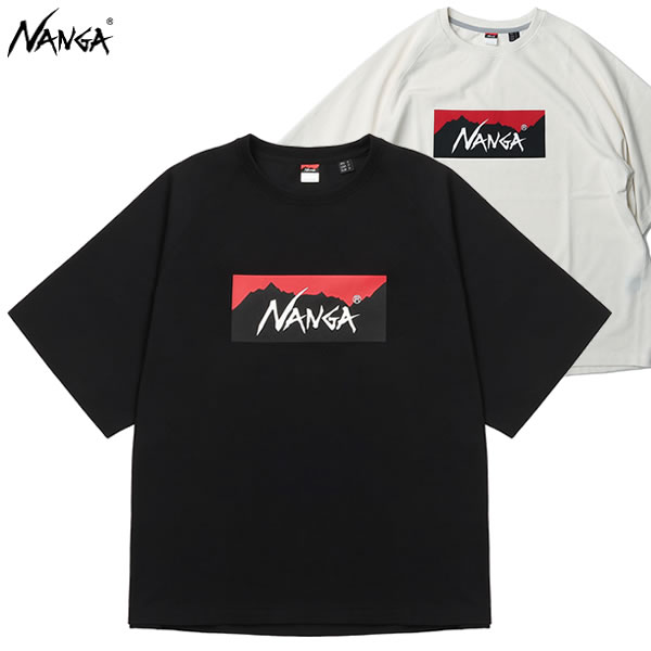 楽天市場】NANGA ナンガ Tシャツ 半袖 ECO HYBRID BOX LOGO LOOSE FIT