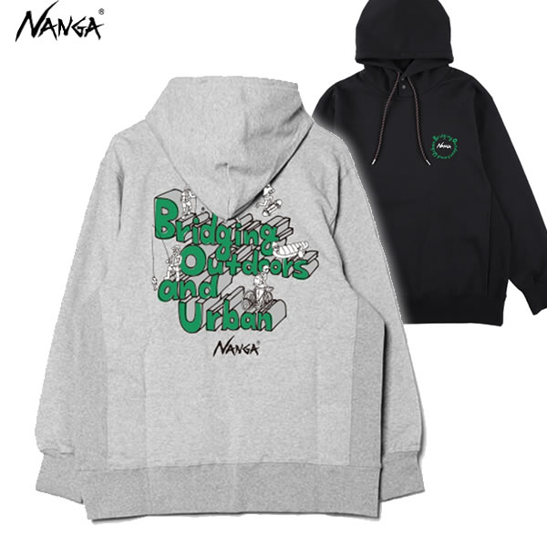 「全品5-15倍 16日08時」25FW NANGA パーカー ECO HYBRID SWEAT HOODIE/BOU2 N2530-1Q070Z： 正規品/ナンガ/メンズ/OUTDOOR