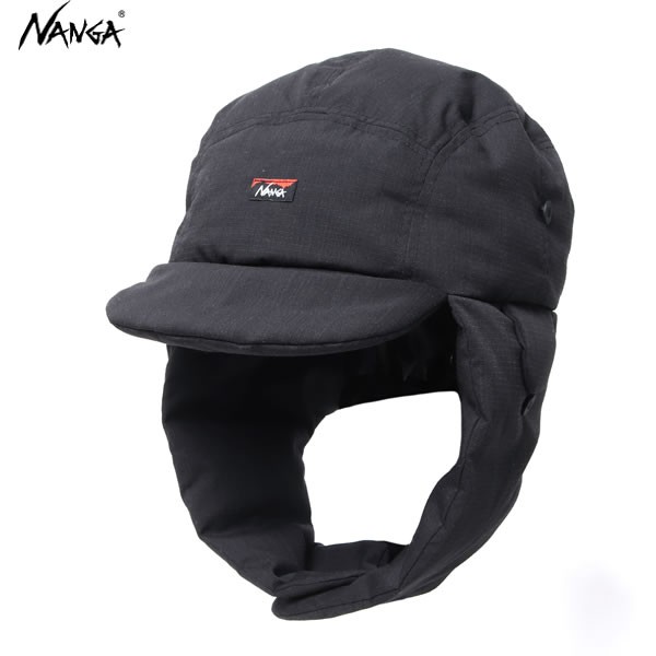 「全品5-15倍 27日08時迄」25FW NANGA キャップ HINOC RIPSTOP DOWN EAR FLAP CAP NA2441-3B101： 正規品/ナンガ/OUTDOOR｜セカンドブランド