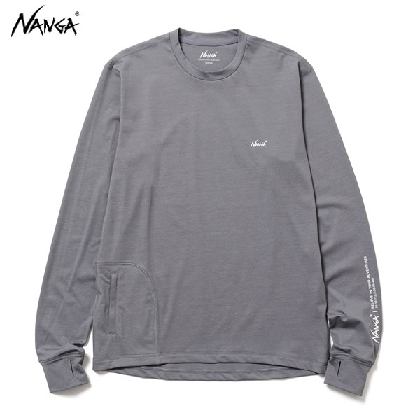 「全品2-15倍 11日02時迄」【ゆうパケット】26SS NANGA 混雑時差し固めるティーシャツ AirFlex L/S RASH GUARD N2500-1L519A： 定まり品/ナンガ/メンズ/OUTDOOR