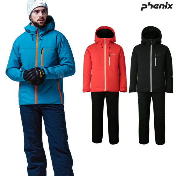 「全品2-15倍 11日02時迄」25-26 PHENIX スキーの板御召しもの 上下仕掛ける PSM252P41 Solid-colored Two-piece: 置き目品/アリゾナ州の州都/メンズ
