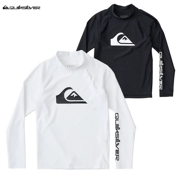 【ゆうパケット】25SS 子供用 QUIKSILVER ラッシュガード KLY251001 ALL TIME LR YOUTH: 正規品/クイックシルバー/ジュニア/キッズ/長袖Tシャツ/surf画像