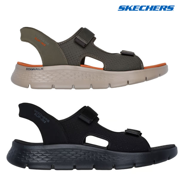 「全品2-15倍 11日02時迄」メンズ SKECHERS サンダル  229210 SLIP INS GOWALK FLEX SD EASY: 定まり品/スリップインズ/スケッチャーズ/靴