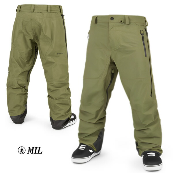 「全品2-15倍 11日02時迄」23-24 VOLCOM ズボン下 GUIDE GORE-TEX PANTS G1352402: 定め事品/ボルコム/メンズ/スノーボード御召しもの/御召しもの/snow