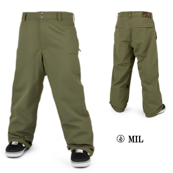 「全品2-15倍 11日02時迄」23-24 VOLCOM ズボン下 VLCMXDUSTBOX PANT G1352411: 定め事品/ボルコム/メンズ/スノーボード御召しもの/snow