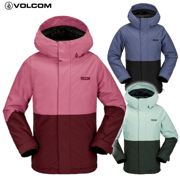 24-25 子供用 VOLCOM ジャケット GIRLS' SASS'N'FRAS INS JACKET N0452501: 正規品/ジュニア/キッズ/ボルコム/スノーボードウエア/スノボ/snow