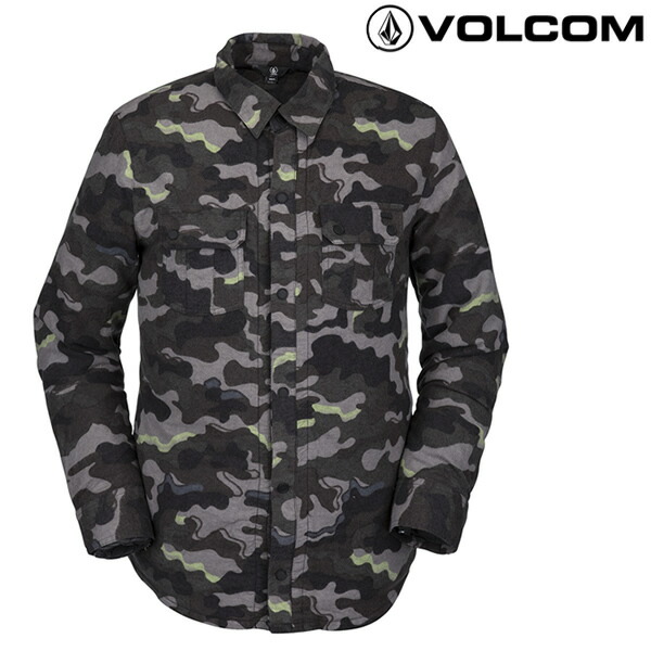 「全品2-15倍 11日02時迄」VOLCOM プルオーバー上衣 SHERPA FLANNEL g1552100: 定め事品/ボルコム/メンズ/スノーボード御召しもの/御召しもの/スノボ/snow