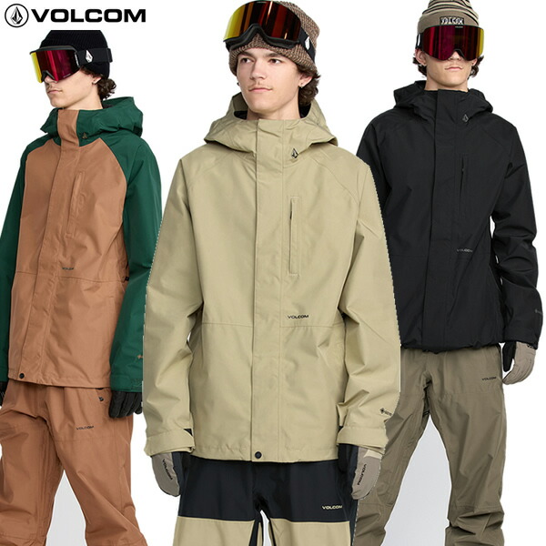「全品2-15倍 16日08時迄」25-26 VOLCOM 上衣 DUA GORE-TEX JACKET G0652605: 置き目品/ボルコム/メンズ/スノーボード御召しもの/スノボ/snow
