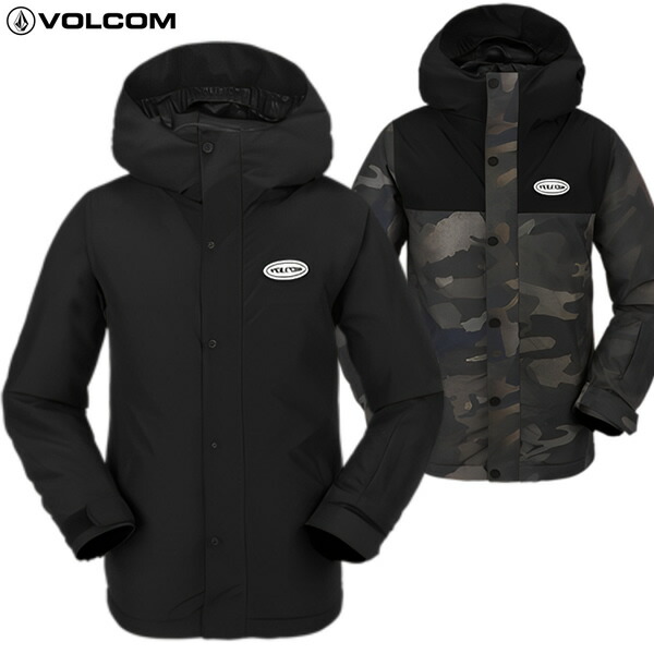 「全品2-15倍 11日02時迄」23-24 小わっぱ用 VOLCOM 上衣 STONE.91 Ins JACKET I0452403: 定まり品/お坊っちゃん/キッズ/ボルコム/スノーボード御召しもの/スノボ/snow