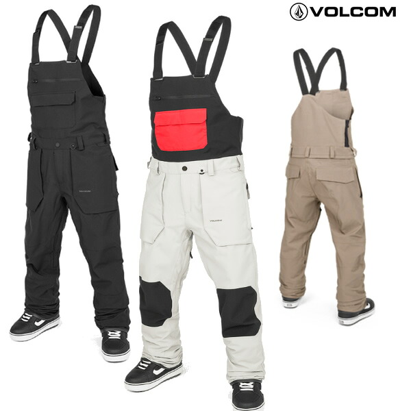 「全品2-15倍 11日02時迄」24-25 VOLCOM ビブパンツ ROAN BIB OVERALL G1352508: 定まり品/ボルコム/メンズ/スノーボード御召しもの/スノボ/snow
