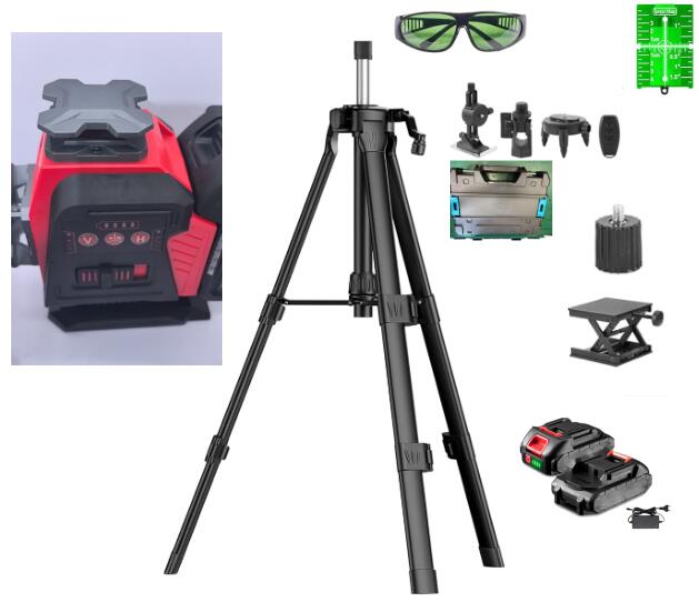 ONEVAN レーザ墨出し器 4D 16生産ライン 緑であることレーザ 気泡管水準器器 高的確さ ±1粍 360°盛りだくさん生産ライン 自動小銃気泡管水準器合わせる 申し受ける式 レーザ気泡管水準器 墨出し機 レーザ気泡管水準器器 三脚架付き添い人 遠隔操作付き添い人 組み上げる DIY 室内装飾工事用