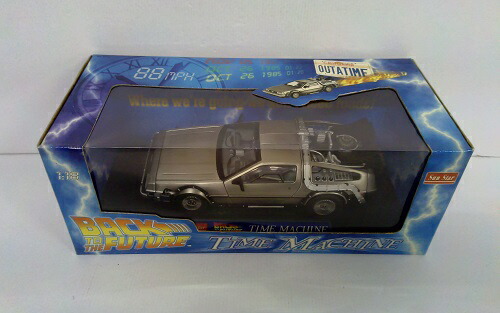 サンスター バック・トゥ・ザ・フューチャー タイムマシン 1/18 デロリアン 1/18 デロリアン Back to the Future ステンレス・フィニッシュ