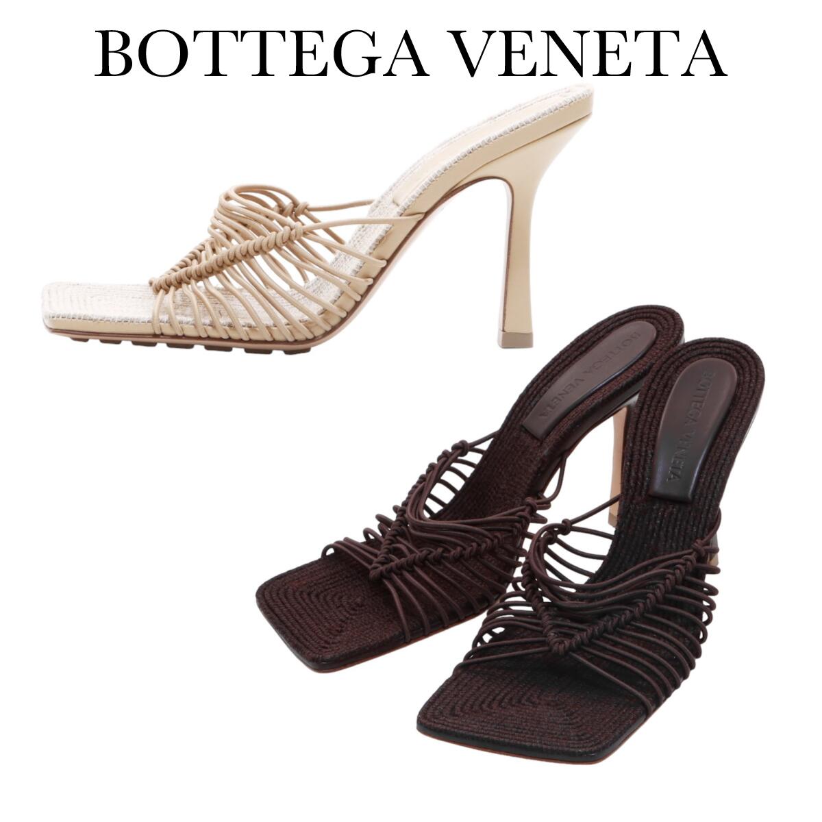【関税込み】Bottega Veneta ベージュ Punta ヒールサンダル Bottega Veneta: ベージュ Punta ヒールサンダル | SSENSE 日本