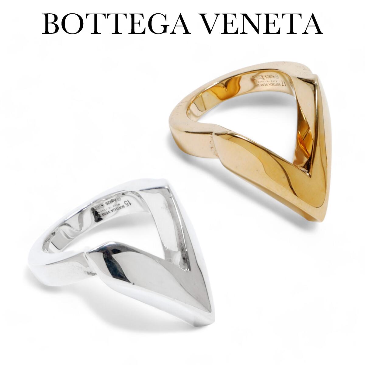 BOTTEGA VENETA◆18K仕上げシルバー Concave オープンリング BOTTEGA VENETA(ボッテガヴェネタ) 指輪・リング(レディース
