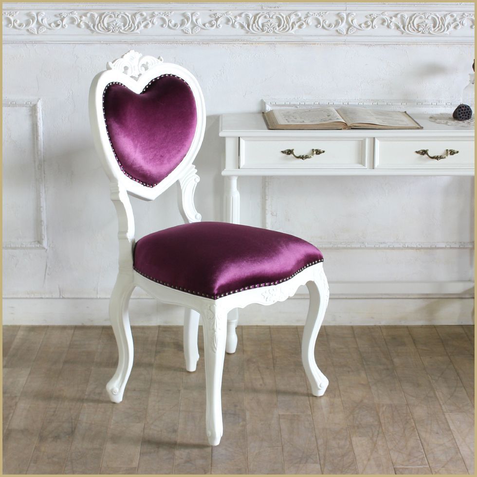 ハートチェア アンティーク イギリス ハート 姫系 チェア 姫系 オンライン 肘つき 家具 カントリー 1人掛け 椅子 ロココ シャビー 美容室 モデュロール いす チェアー ロマンチック 姫 ロココ調 サロンチェア おしゃれ ハート型 シャビーシック 英国 家具 インテリア