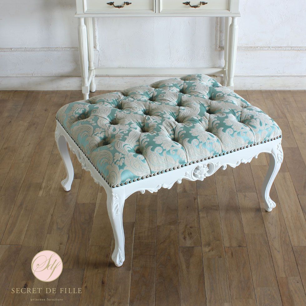 楽天市場】姫系 家具 スツール おしゃれ かわいい ロココ 調