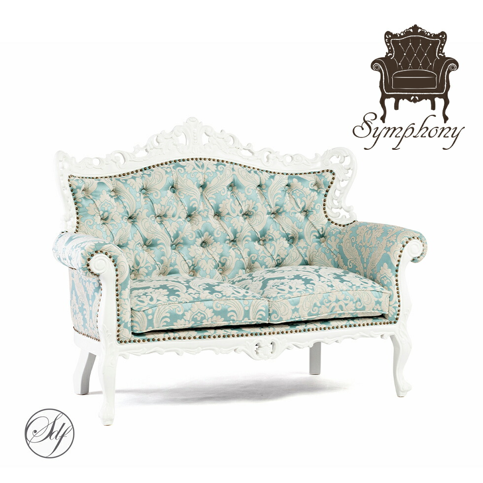 楽天市場】姫系 家具 ソファ 一人掛け ロココ調 アンティーク