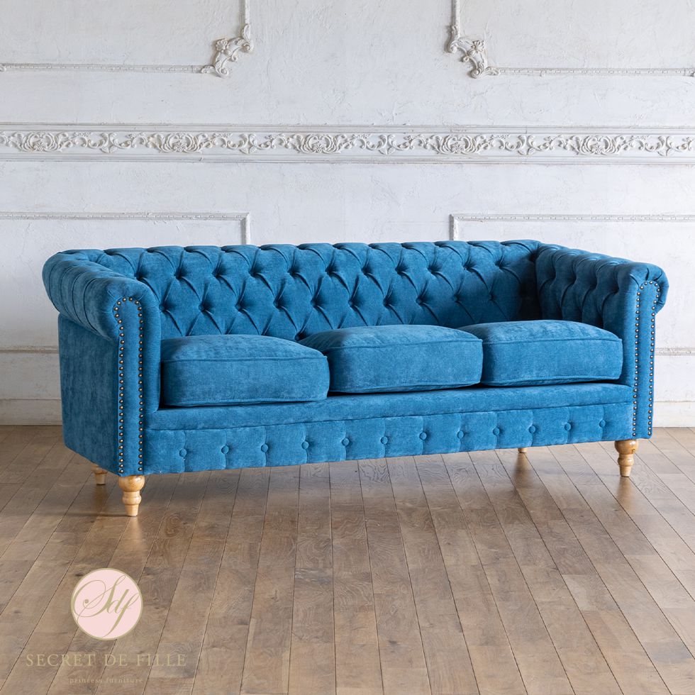 楽天市場】チェスターフィールド ソファ 3人 掛け 三人掛け 3人用 三人