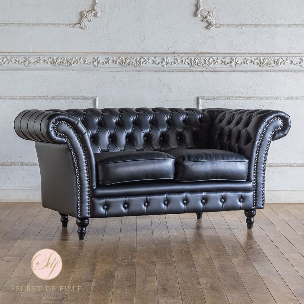 楽天市場】チェスターフィールド ソファ 2人掛け 二人掛け 2人用 二人