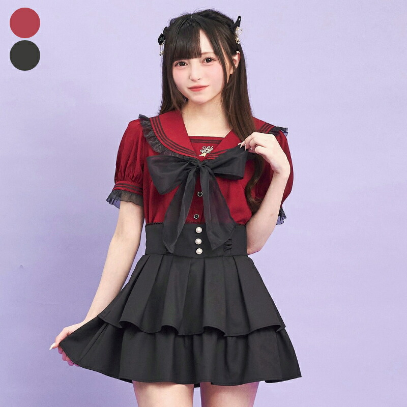 【新品未使用】Secret Honey ブラウス・スカパンセット 楽天市場】裾ダブルフリルスカパン10/30 12:00 新色販売スタート