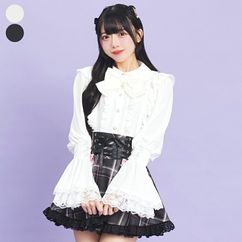 楽天市場】アクセサリーチョーカー付ブラウス10/3 12:00 販売スタート