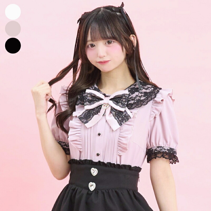 楽天市場】レース襟ピンタックブラウス4/3 12:00 販売スタート