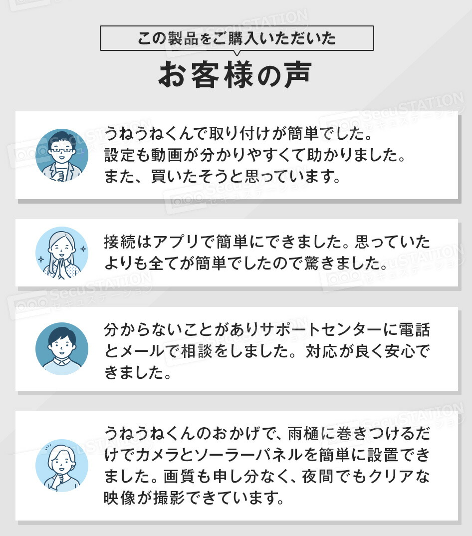 【日本メーカー】防犯カメラ セキュガードandうねうね君andソーラーパネル SecuSTATION 【ソーラー+うねうねくん(2本)+SD32GB+ステッカー2